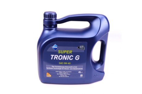 0W40SUG4L Олива SuperTronic G 0W-40 (4L) ARAL підбір по vin на Brocar