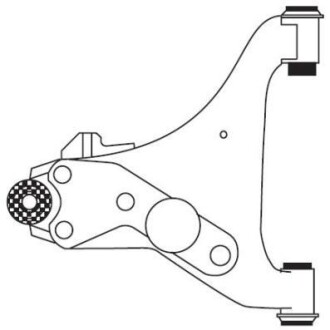 F4452 Важіль підвіски пр. FRAP підбір по vin на Brocar