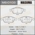 MS0103 Колодки гальмівні (MS-0103) MASUMA MASUMA підбір по vin на Brocar