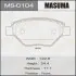 MS0104 Колодки тормозные AN-4592K, P68031 передн RENAULT MEGANE II MASUMA підбір по vin на Brocar
