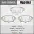 MS2909 Колодки гальмівні NP2073 P56098 задн (MS-2909) MASUMA MASUMA підбір по vin на Brocar