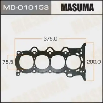 MD01015S Прокладання ГБЦ (MD-01015S) MASUMA MASUMA підбір по vin на Brocar