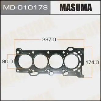 MD01017S Прокладання ГБЦ (MD-01017S) MASUMA MASUMA підбір по vin на Brocar