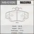MS0105 Колодки тормозные AN-4014K, P68008 передн RENAULT LOGAN MCV II 1.5 dCi MASUMA підбір по vin на Brocar