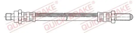 44012 Гальмівний шланг QUICK BRAKE подбор по vin на Brocar
