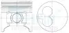 Поршни ремонт +0.50mm Alfin(к-кт на мотор) Mazda R2/RF, Kia Besta 42167ASTD