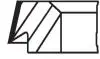 14572N0 Кільця поршневі (1cyl) KOMPRESSOREN D 78.00 (2.5/2.5/4) MAHLE / KNECHT підбір по vin на Brocar