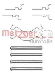 1091683 Комплектующие, колодки дискового тормоза METZGER підбір по vin на Brocar