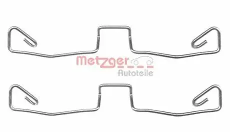 1091633 Комплектующие, колодки дискового тормоза METZGER підбір по vin на Brocar