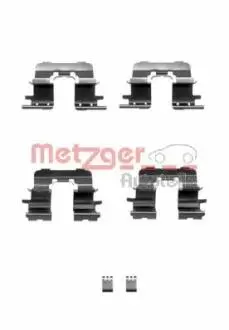 1091290 Комплектующие, колодки дискового тормоза METZGER підбір по vin на Brocar
