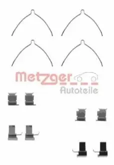 1091261 Комплектующие, колодки дискового тормоза METZGER підбір по vin на Brocar