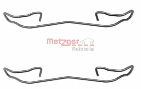 1091187 Комплектующие, колодки дискового тормоза METZGER подбор по vin на Brocar
