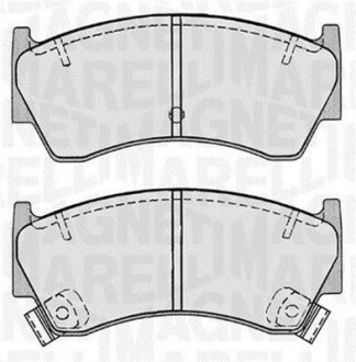 363916060518 Колодки гальмівні дискові, комплект MAGNETI MARELLI подбор по vin на Brocar