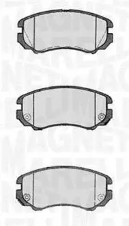 363916060277 Колодки гальмівні дискові, комплект MAGNETI MARELLI підбір по vin на Brocar