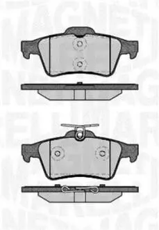 363916060243 Колодки гальмівні дискові, комплект MAGNETI MARELLI підбір по vin на Brocar