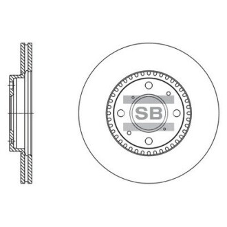 SD4803 Гальмівний диск передній Hi-Q (SANGSIN) підбір по vin на Brocar