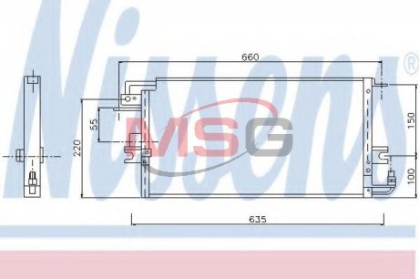 94029 Конденсатор, кондиционер NISSENS подбор по vin на Brocar