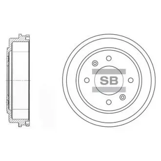 SD1039 Гальмівний барабан Hi-Q (SANGSIN) підбір по vin на Brocar