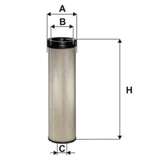 WA10332 Фільтр повітряний WIX FILTERS підбір по vin на Brocar