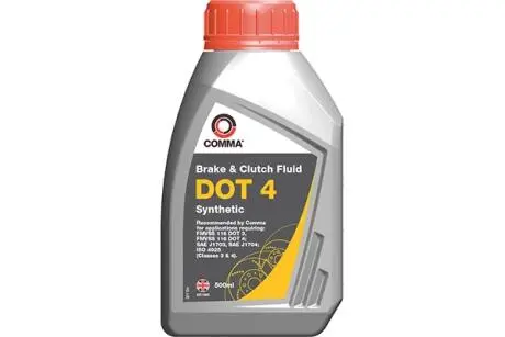 BF4500M Гальмівна рідина DOT4 (0,5L) COMMA підбір по vin на Brocar