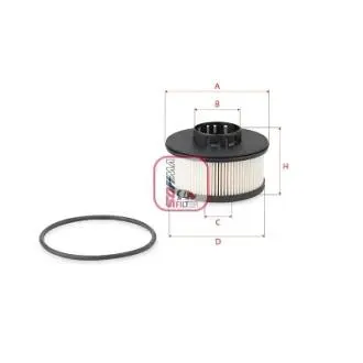 S6201NE Фільтр паливний CITROEN/FIAT/OPEL/PEUGEOT C4/Doblo/Astra/2008 "1,5 "19>> SOFIMA підбір по vin на Brocar