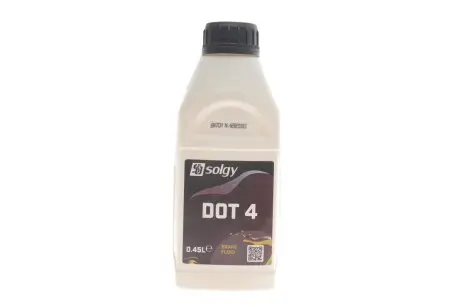 504008 Рідина гальмівна DOT-4 (0,45L) SOLGY підбір по vin на Brocar