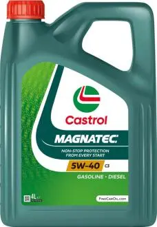 15F624 Олива MAGNATEC 5W40 C3 (4L) CASTROL підбір по vin на Brocar