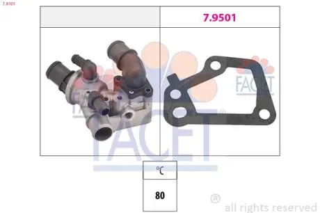 78101 Термостат FACET підбір по vin на Brocar