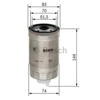 1457434322 Фильтр топливный BOSCH подбор по vin на Brocar