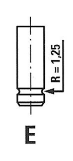 R6277RNT Клапан випускний NISSAN QG18DE R6277/RNT EX FRECCIA подбор по vin на Brocar