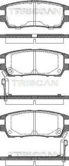 811042003 Колодки гальмівні задні TRISCAN подбор по vin на Brocar