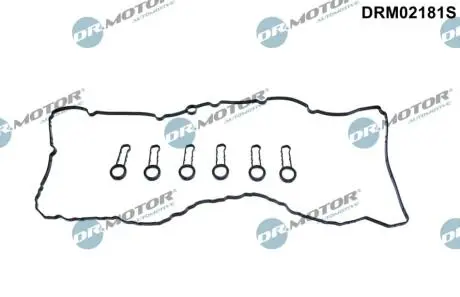 DRM02181S Комплект прокладок клапанної кришки 7 елементiв DR.MOTOR підбір по vin на Brocar