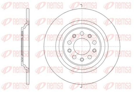 6178300 Диск гальмівний REMSA підбір по vin на Brocar