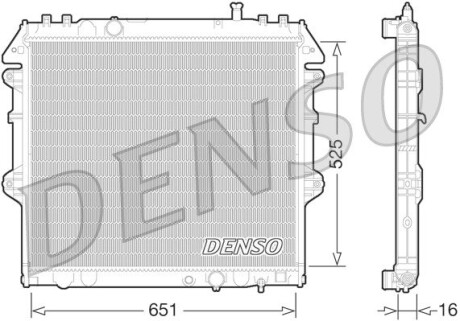 DRM50069 Датчик ABS, передний DENSO підбір по vin на Brocar