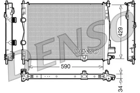 DRM46018 Датчик ABS, передний DENSO підбір по vin на Brocar