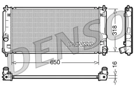 DRM50044 Датчик ABS, передний DENSO подбор по vin на Brocar