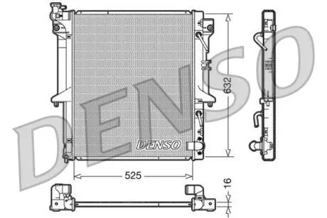 DRM45018 Датчик ABS, передний DENSO підбір по vin на Brocar