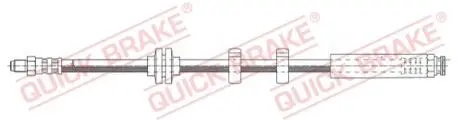 32968 Тормозной шланг QUICK BRAKE підбір по vin на Brocar