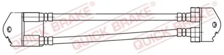25006 Тормозной шланг QUICK BRAKE підбір по vin на Brocar
