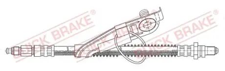 42917 Тормозной шланг QUICK BRAKE подбор по vin на Brocar