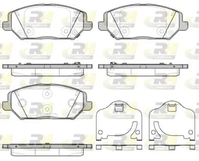 2178302 Гальмівні колодки дискові ROADHOUSE підбір по vin на Brocar