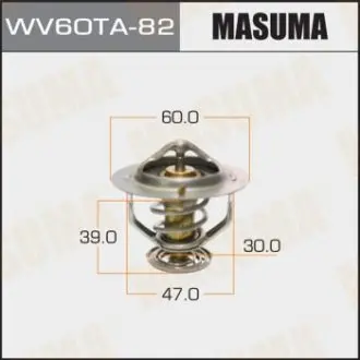 WV60TA82 Термостат WV60TA-82 TOYOTA HILUX IV MASUMA підбір по vin на Brocar