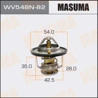 WV54BN82 Термостат WV54BN-82 NISSAN X-TRAIL MASUMA подбор по vin на Brocar