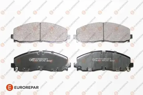 1681165780 Колодки гальмівні дискові (комплект 4 шт) EUROREPAR підбір по vin на Brocar