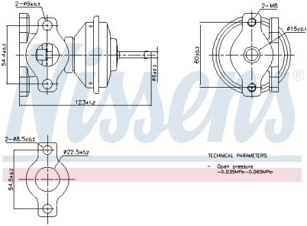 98471 Клапан рециркуляції ВГ NISSENS підбір по vin на Brocar