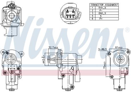 98174 Клапан рециркуляцiї NISSENS підбір по vin на Brocar