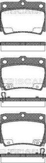 811042022 Колодки гальмівні задні TRISCAN подбор по vin на Brocar