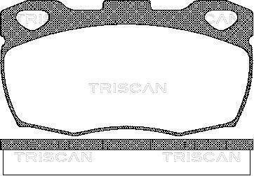 811017003 Колодки гальмівні передні TRISCAN підбір по vin на Brocar