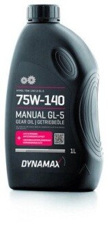 502721 Масло трансмісійне DYNAMAX HYPOL 75W140 LS GL5 (1L) DYNAMAX підбір по vin на Brocar