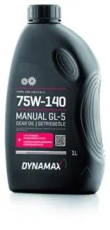 502721 Масло трансмісійне DYNAMAX HYPOL 75W140 LS GL5 (1L) DYNAMAX подбор по vin на Brocar